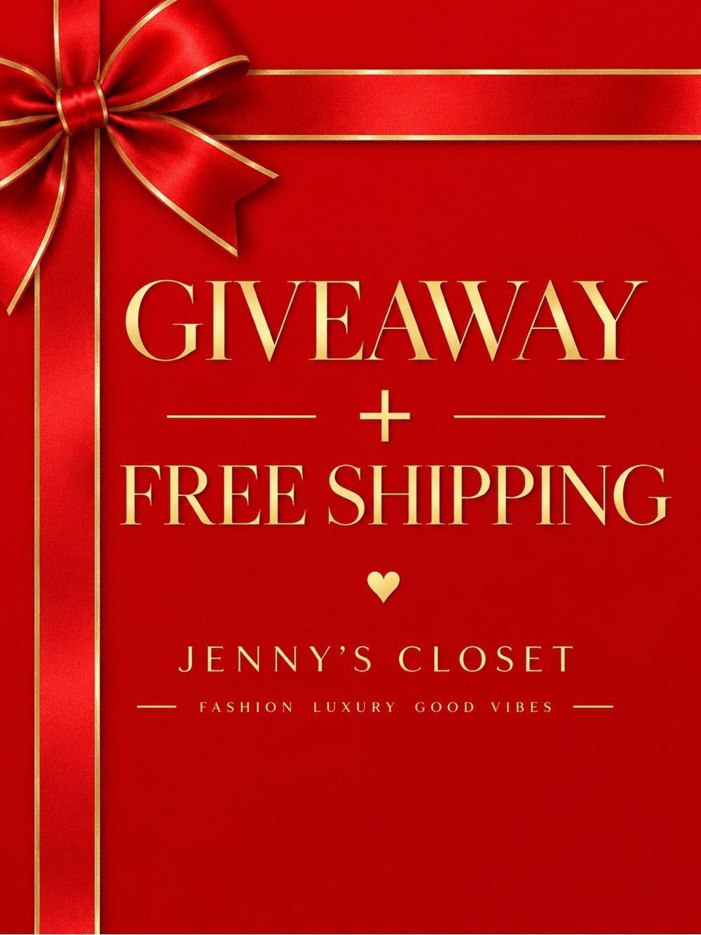 Giveaway + Free Shipping